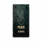 Always Peace Mobile Cover For Sony Xperia M4 Aqua