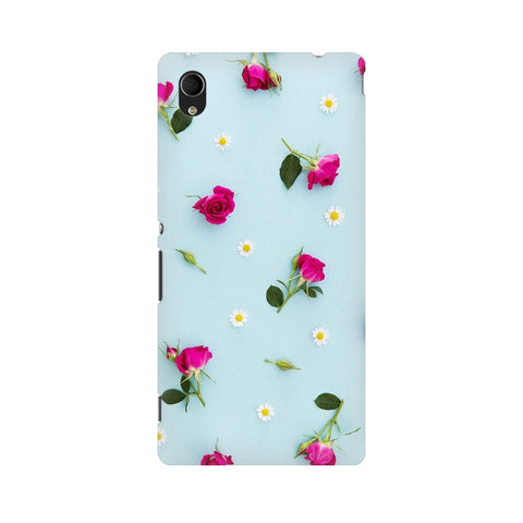 Floral Background Mobile Cover For Sony Xperia M4 Aqua