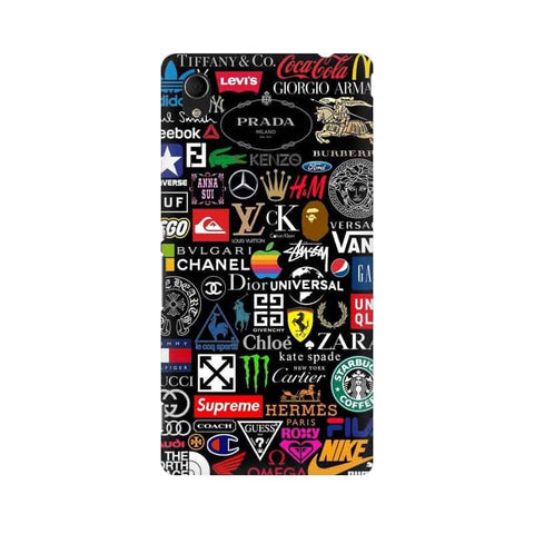 Brands Logo's Mobile Cover For Sony Xperia M5