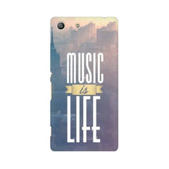 Music is Life Mobile Cover For Sony Xperia M5