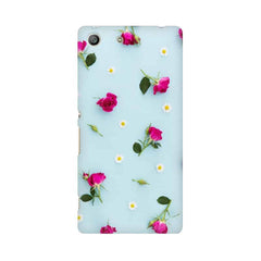 Floral Background Mobile Cover For Sony Xperia M5
