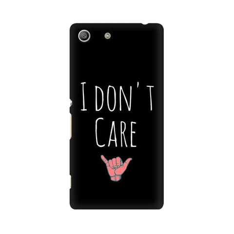 I Don't Care Mobile Cover For Sony Xperia M5