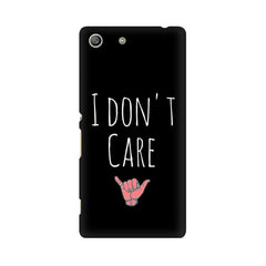 I Don't Care Mobile Cover For Sony Xperia M5