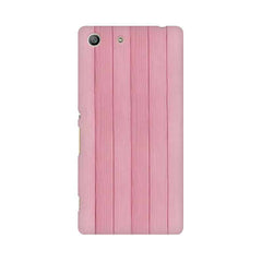 Pink Wood Mobile Cover For Sony Xperia M5