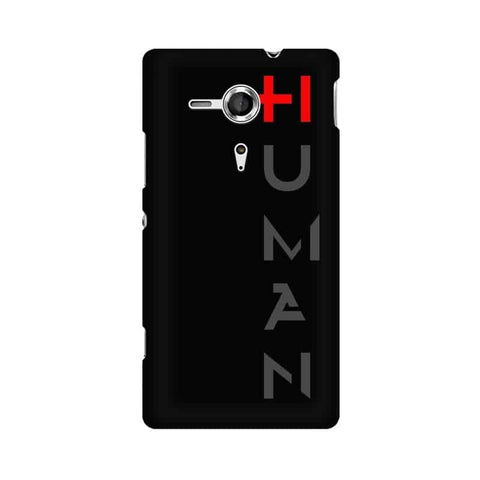 Human Mobile Cover For Sony Xperia SP M35H