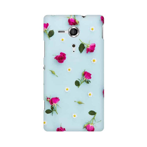 Floral Background Mobile Cover For Sony Xperia SP M35H