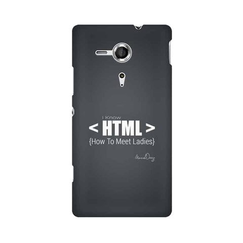 HTML Mobile Cover For Sony Xperia SP M35H