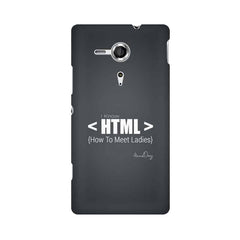 HTML Mobile Cover For Sony Xperia SP M35H