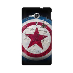 Captain America Mobile Cover For Sony Xperia SP M35H