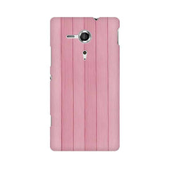 Pink Wood Mobile Cover For Sony Xperia SP M35H