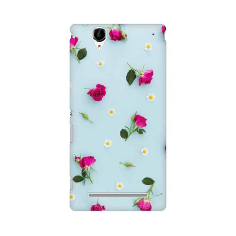 Floral Background Mobile Cover For Sony Xperia T2 Ultra