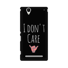 I Don't Care Mobile Cover For Sony Xperia T2 Ultra