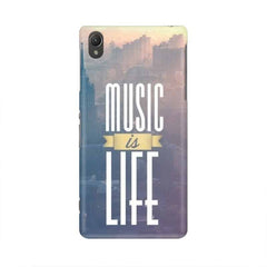 Music is Life Mobile Cover For Sony Xperia Z2 L50W