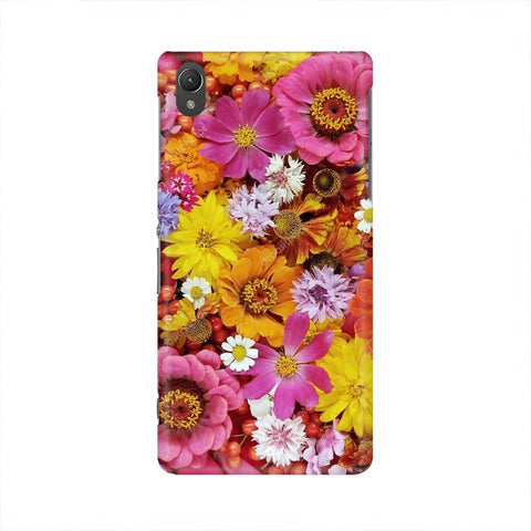 Colorful Flowers Background Mobile Cover For Sony Xperia Z2 L50W
