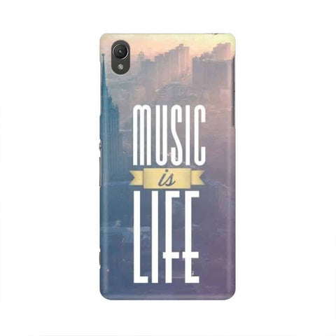 Music is Life Mobile Cover For Sony Xperia Z5