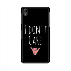 I Don't Care Mobile Cover For Sony Xperia Z5