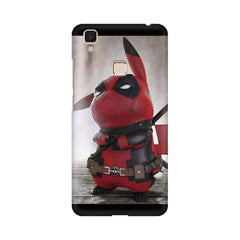 Red Pikachu Mobile Cover For Vivo V3 Max