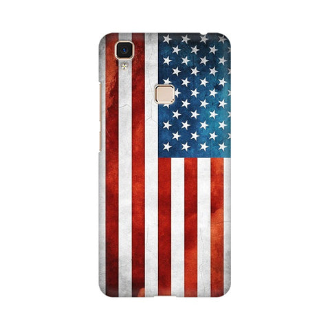 USA Flag Mobile Cover For Vivo V3 Max
