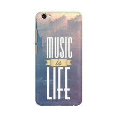Music is Life Mobile Cover For Vivo V5 Plus