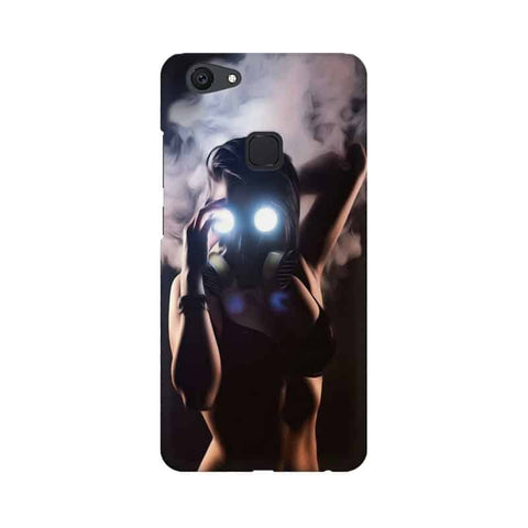 Gas Mask Girl Mobile Cover For Vivo V7 Plus