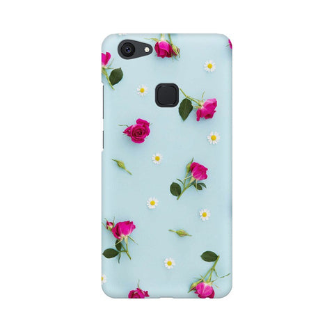 Floral Background Mobile Cover For Vivo V7 Plus