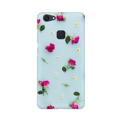 Floral Background Mobile Cover For Vivo V7 Plus