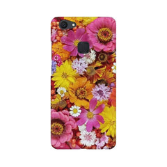 Colorful Flowers Background Mobile Cover For Vivo V7 Plus