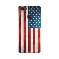 USA Flag Mobile Cover For Vivo V7 Plus