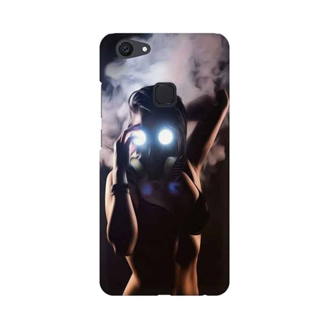 Gas Mask Girl Mobile Cover For Vivo V7