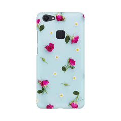 Floral Background Mobile Cover For Vivo V7