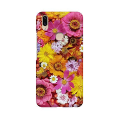 Colorful Flowers Background Mobile Cover For Vivo V9