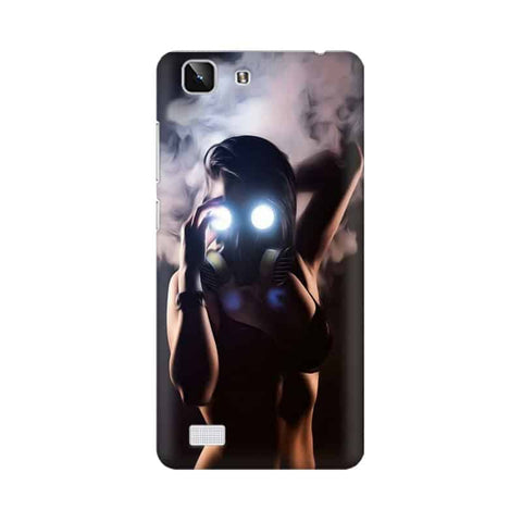 Gas Mask Girl Mobile Cover For Vivo X5