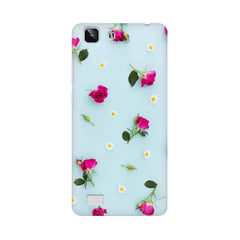 Floral Background Mobile Cover For Vivo X5