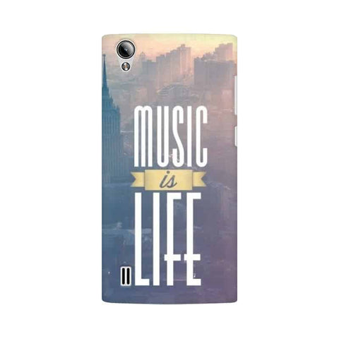 Music is Life Mobile Cover For Vivo Y15