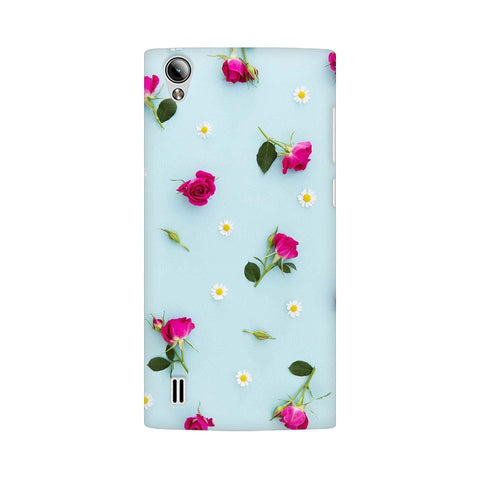Floral Background Mobile Cover For Vivo Y15