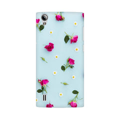 Floral Background Mobile Cover For Vivo Y15