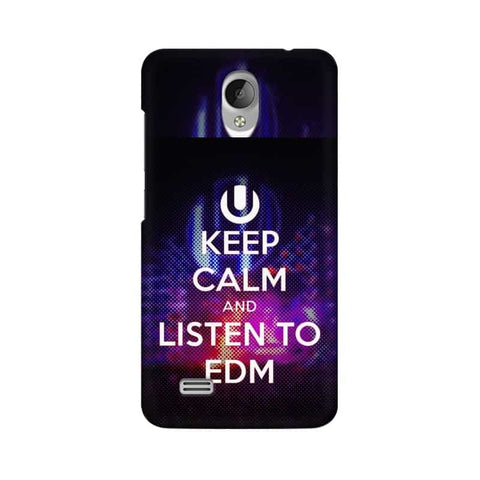 Keep Calm And Listen To EDM Mobile Cover For Vivo Y21L