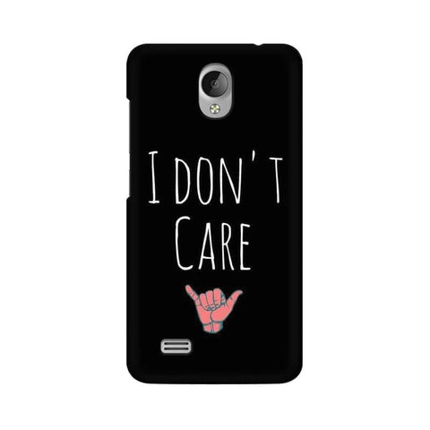 I Don't Care Mobile Cover For Vivo Y21L
