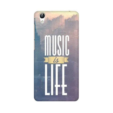 Music is Life Mobile Cover For Vivo Y51L