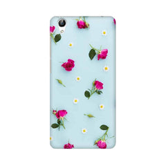 Floral Background Mobile Cover For Vivo Y51L