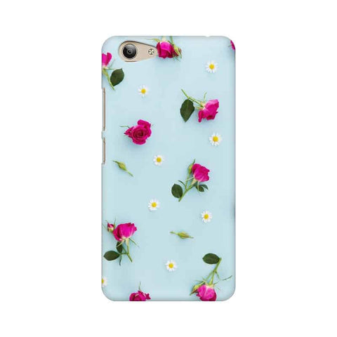 Floral Background Mobile Cover For Vivo Y53