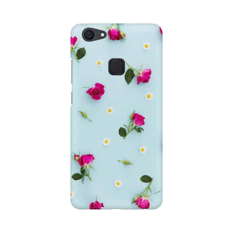 Floral Background Mobile Cover For Vivo Y75
