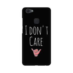 I Don't Care Mobile Cover For Vivo Y75