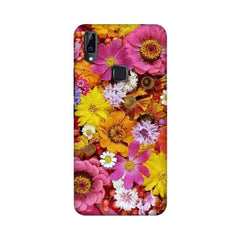 Colorful Flowers Background Mobile Cover For Vivo Y83 Pro