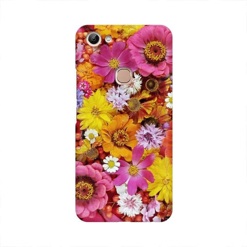 Colorful Flowers Background Mobile Cover For Vivo Y83