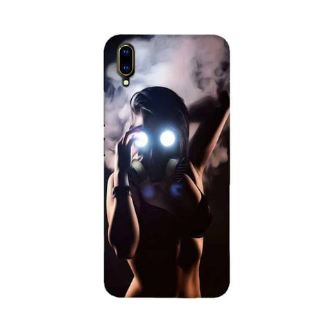 Gas Mask Girl Mobile Cover For Vivo Y97