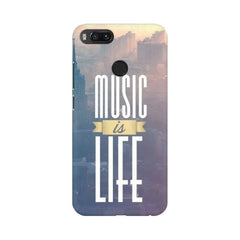 Music is Life Mobile Cover For Xiaomi Mi 5X