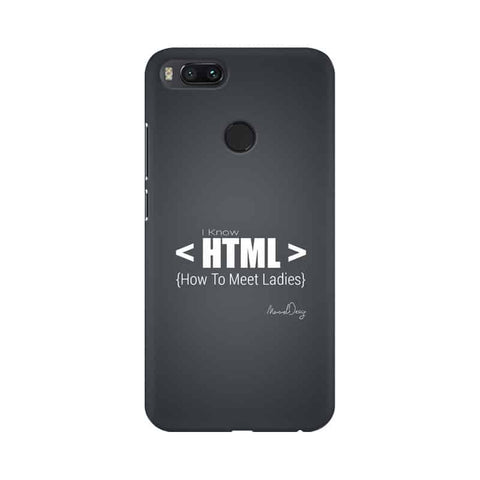 HTML Mobile Cover For Xiaomi Mi 5X