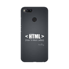 HTML Mobile Cover For Xiaomi Mi 5X