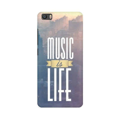 Music is Life Mobile Cover For Xiaomi Mi 5